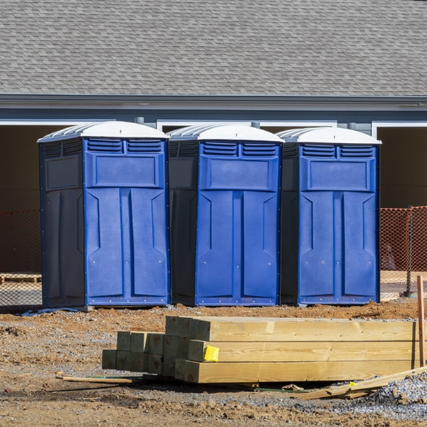 how do you ensure the portable toilets are secure and safe from vandalism during an event in Parker